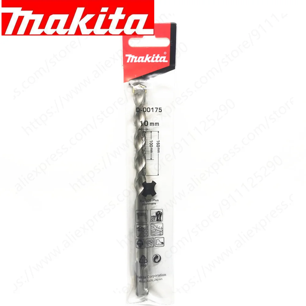 

Makita D-00175 SDS PLUS four hole shank carbide Electric hammer drill bit 10×160