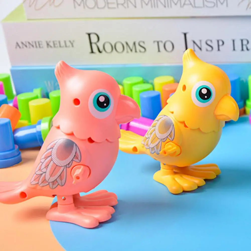 Имитация попугая Дизайн 360 градусов вращающийся прыгать заводные игрушки