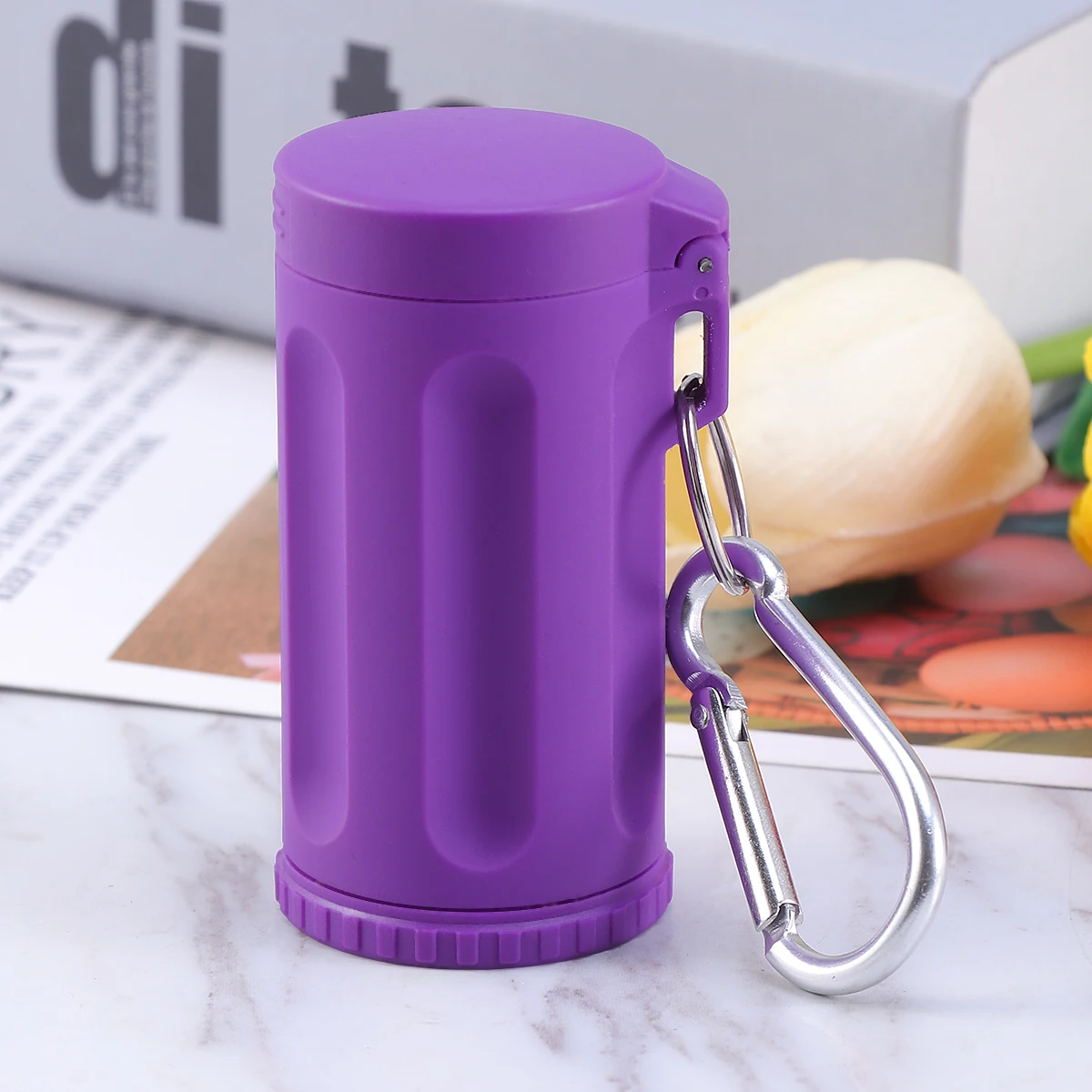 Портативная Мини-пепельница карамельного цвета карманная огнестойкая