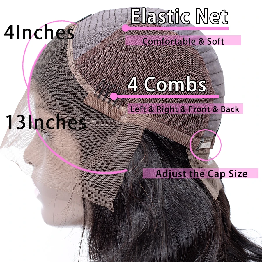 

Fastyle Body Wave Human Hair Wigs Affordable and Good Quality Brazilian 13x4 Lace Front Wigs with Pre-Plucked Fast Shipping