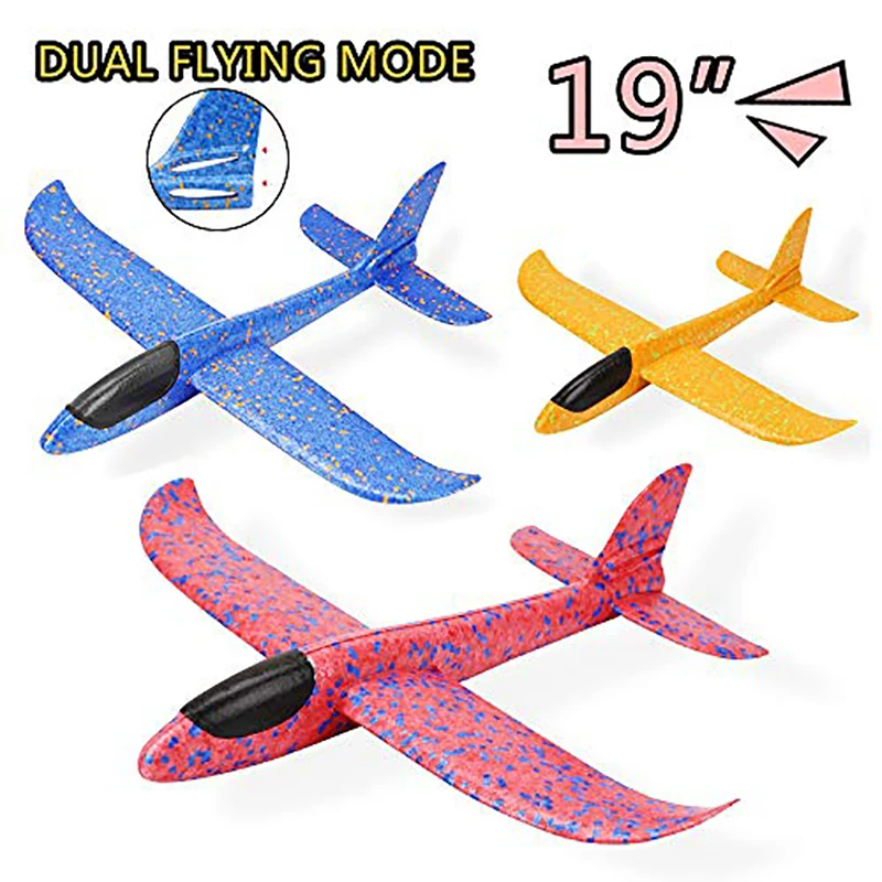 

Планер, модель самолета, 48 см, ручной запуск