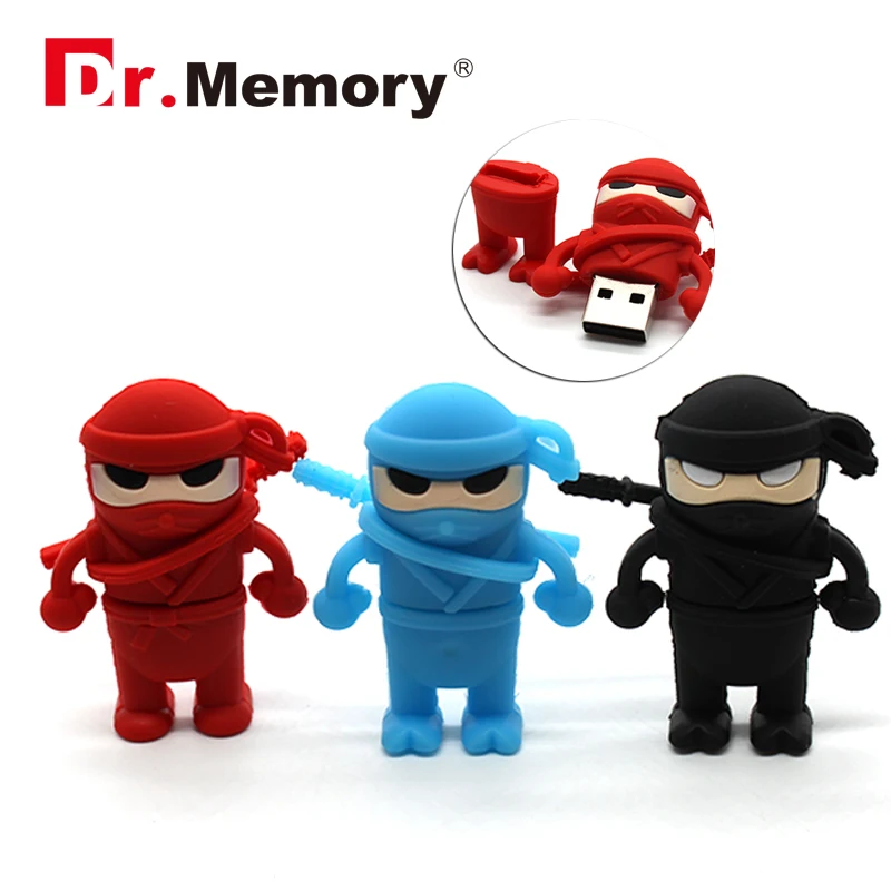 

Мультяшный Забавный классный ниндзя, флешка, 64 ГБ, 32 ГБ, карта памяти, 4 ГБ, 8 ГБ, 16 ГБ, милая флешка, флэш-диск