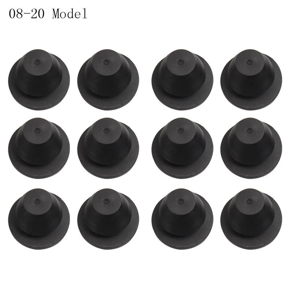 Черная резиновая боковая крышка для мотоцикла прокладки Harley Touring Electra Street Glide Ultra