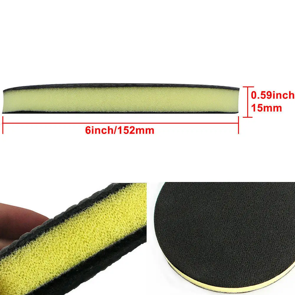 

2Pcs Clay Polish Sponge Wax Round Cleaning Pad Car Wash Bar Mud Removed Cleaner Universal Car Waxing Buffing Grinding Disc