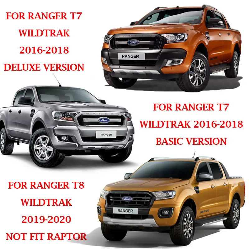 Белая и черная крышка капота для Ford Ranger T7 T8 Wildtrak ручной Everest 2016 2017 2018 2019
