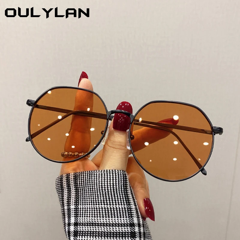 

Oulylan Classic Polarized Sunglasses Men Metal Frame Eyewear UV400 Irregular Sun Glasses Male Outdoors Drving Goggles