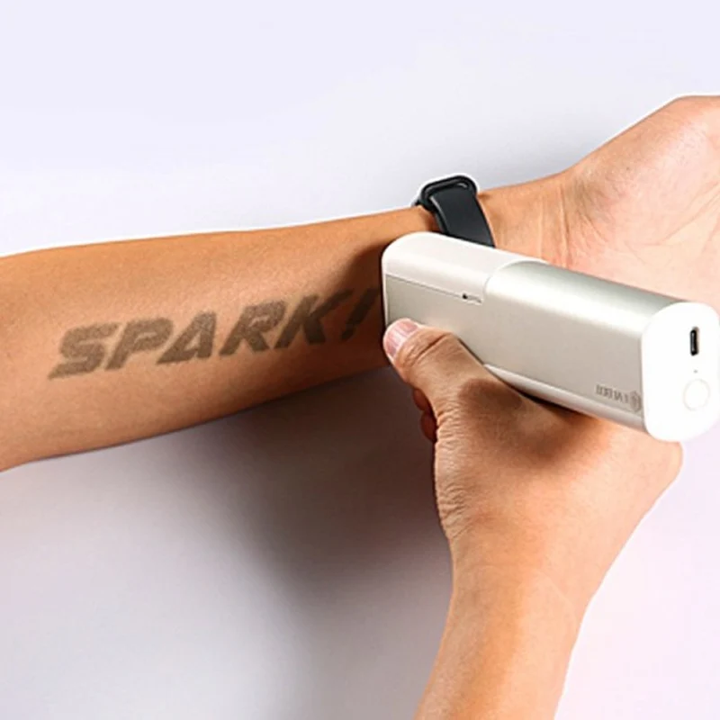 Портативная печатная ручка ручной принтер струйная тату машина для всех