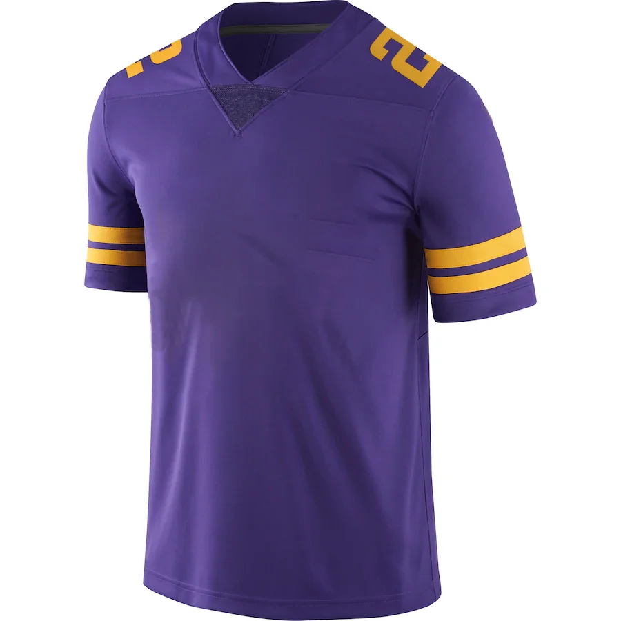 

New Men's Vikings Rugby Jersey Kirk Cousins Adam Thielen Dalvin Cook Stefon Diggs Smith Barr Minnesota American Football T-Shirt