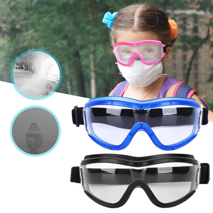 Детские защитные очки противотуманные прозрачные для улицы велоспорта