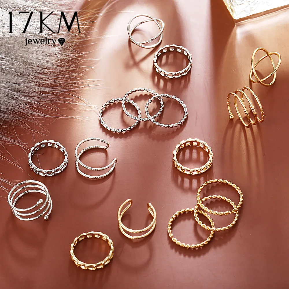 Модные золотые серебряные витые кольца для женщин и девушек 2019 винтажные круглые