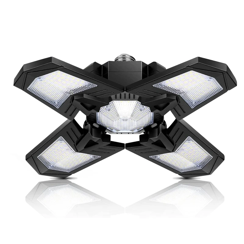 

120W LED Garage Lighting, E26/E27 Screw In Garage Lights, Super Bright Shop Light For Workshop Warehouse Barn Basement