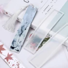 6 шт. силиконовых кейсов DIY Закладка для книги литейной формы DIY силиконовая форма прямоугольная силиконовая Закладка для книги изготовления пресс-форм эпоксидной смолы ювелирные изделия