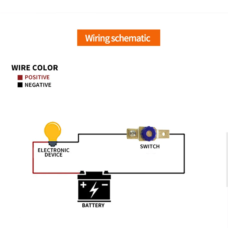 

Universal 12V Car Battery Switch RV Twisting Type Power Failure Protection Disconnect Main Power Switch Durable Anti-Slipping