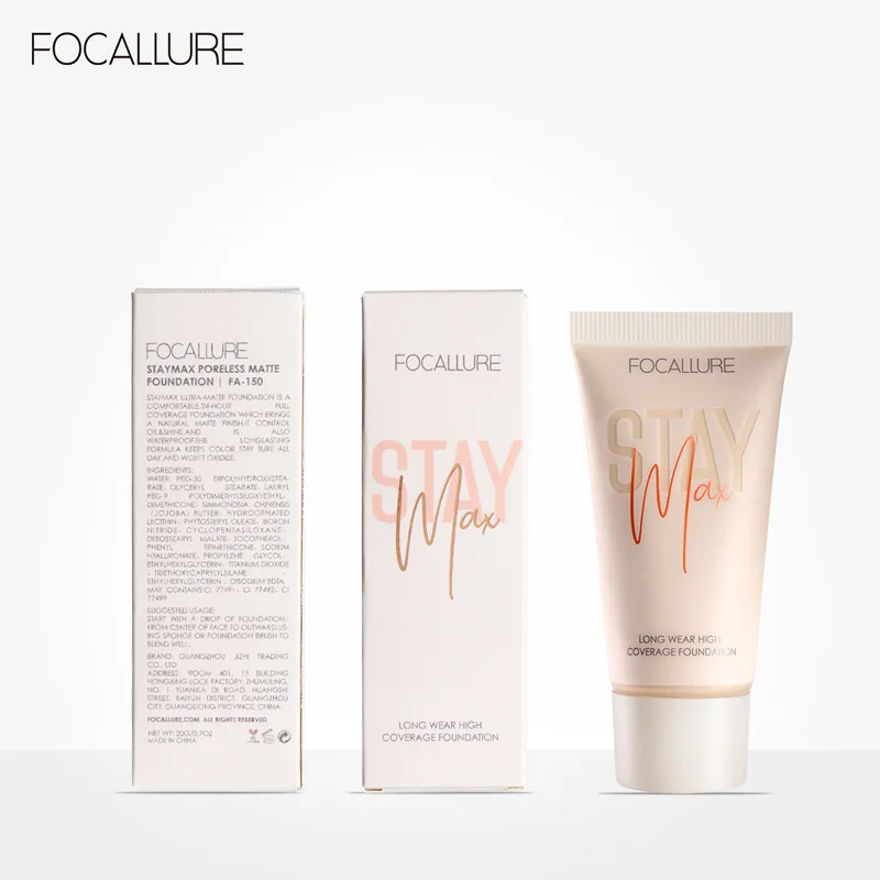 FOCALLURE губка пор матовая основа для макияжа лица контроль жирности Косметика