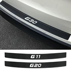 Наклейки на задний бампер автомобиля для BMW G30 G20 G11 G01 G02 G05 G06 G07 G08 G12 G14 G15 G16 G21 G31 G32 G38, аксессуары