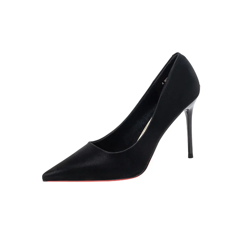 

2021 New Women's Black High Heels Fashion European and American Style Office Ladies High Heels Sexy Ladies Shoes High Heels Sexy