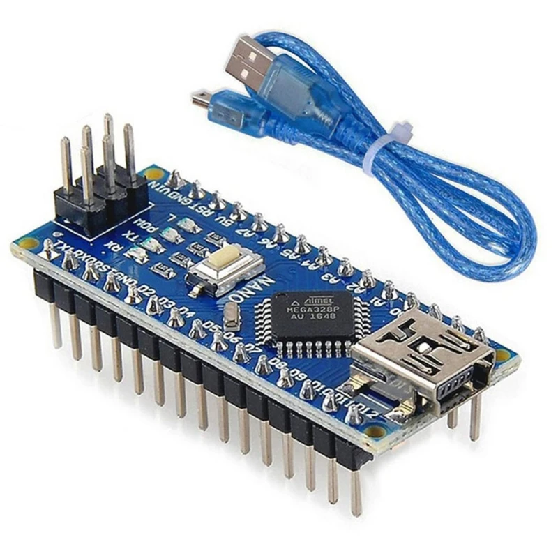 

N0HB Mini Nano V-3.0 ATmega328P плата микроконтроллера с USB-кабелем, совместимым с модулем микроконтроллера Ar-duino
