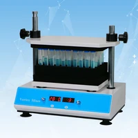 110220v multi tube vortex mixer laboratory mixer multi sample mixing device oscillator speed 500 2800rpm horizontal rotation