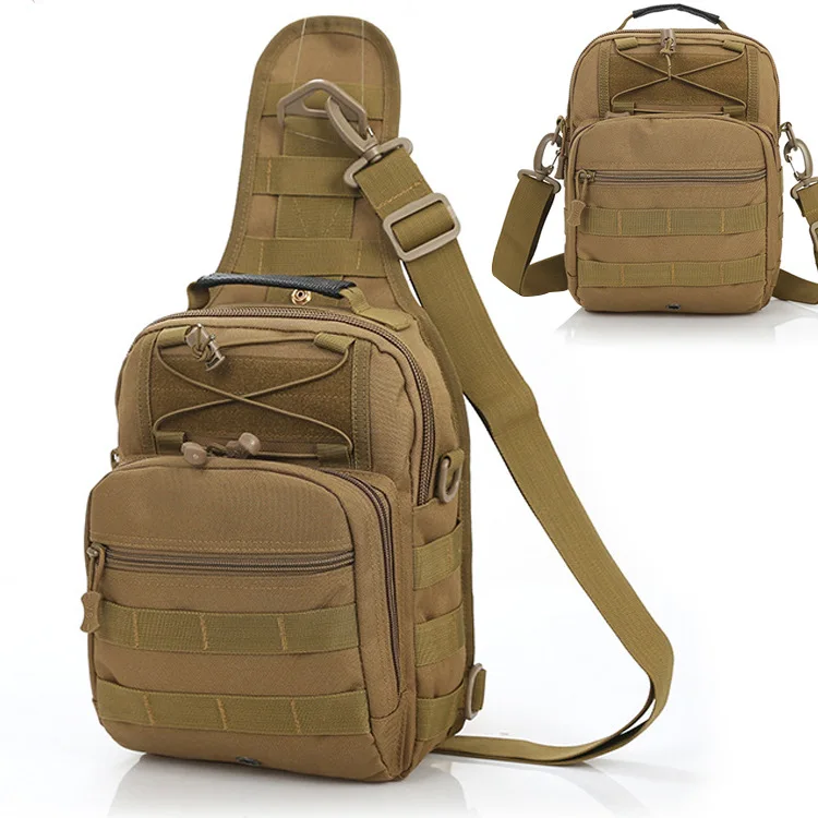 

Военная камуфляжная Сумка Molle, армейская тактическая сумка на лямках для походов, кемпинга, активного отдыха, альпинизма, езды, охоты, сумка через плечо
