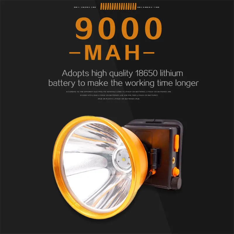 저렴한 5 인치 알루미늄 헤드 라이트 손전등 토치, 충전식 작업 조명 휴대용 소형 헤드 램프 낚시 사냥, 무료 배송