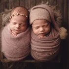 Реквизит для фотосъемки новорожденных вязаный меховой шар шапка для новорожденных реквизит для фотостудии для фотосъемки шапочка детская шапка