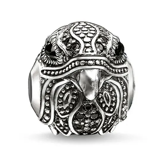 Eagle Лиса, сова, змея, стрекоза, Орел, Скорпион, бисер, 925 пробы, серебро, сделай сам, бисерный браслет, ожерелье, ювелирные аксессуары, CZ, животный Шарм - Цвет: Eagle