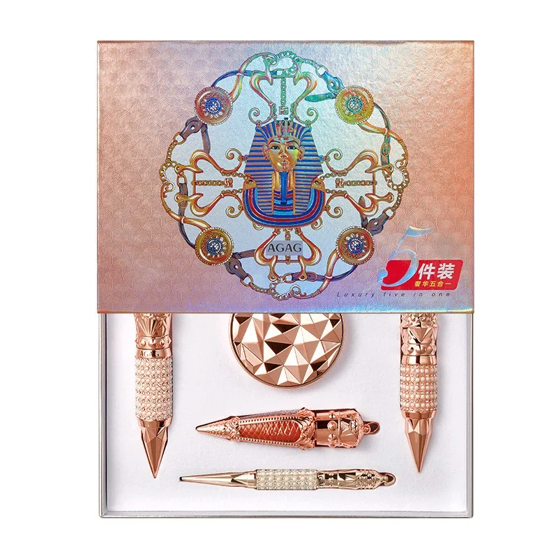 

CX Queen Truncheon 5-Piece Set ~ Air Lip Lacquer Three-Color Lipstick Gift Box Li Jiaqi Recommended