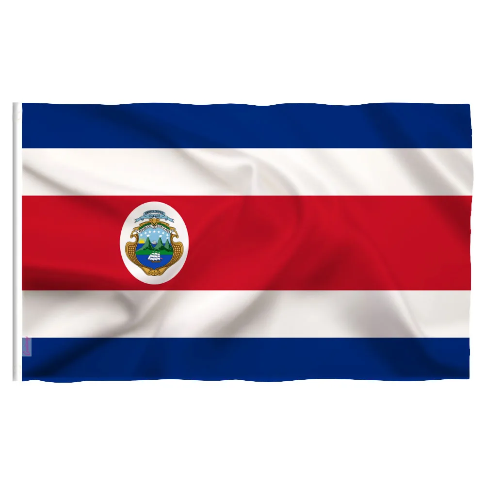 Флаг КостаРики флаг 90 х150 см | Дом и сад
