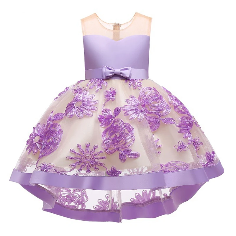 Детское бальное платье с вышивкой на возраст 2-10 лет | Детская одежда и обувь