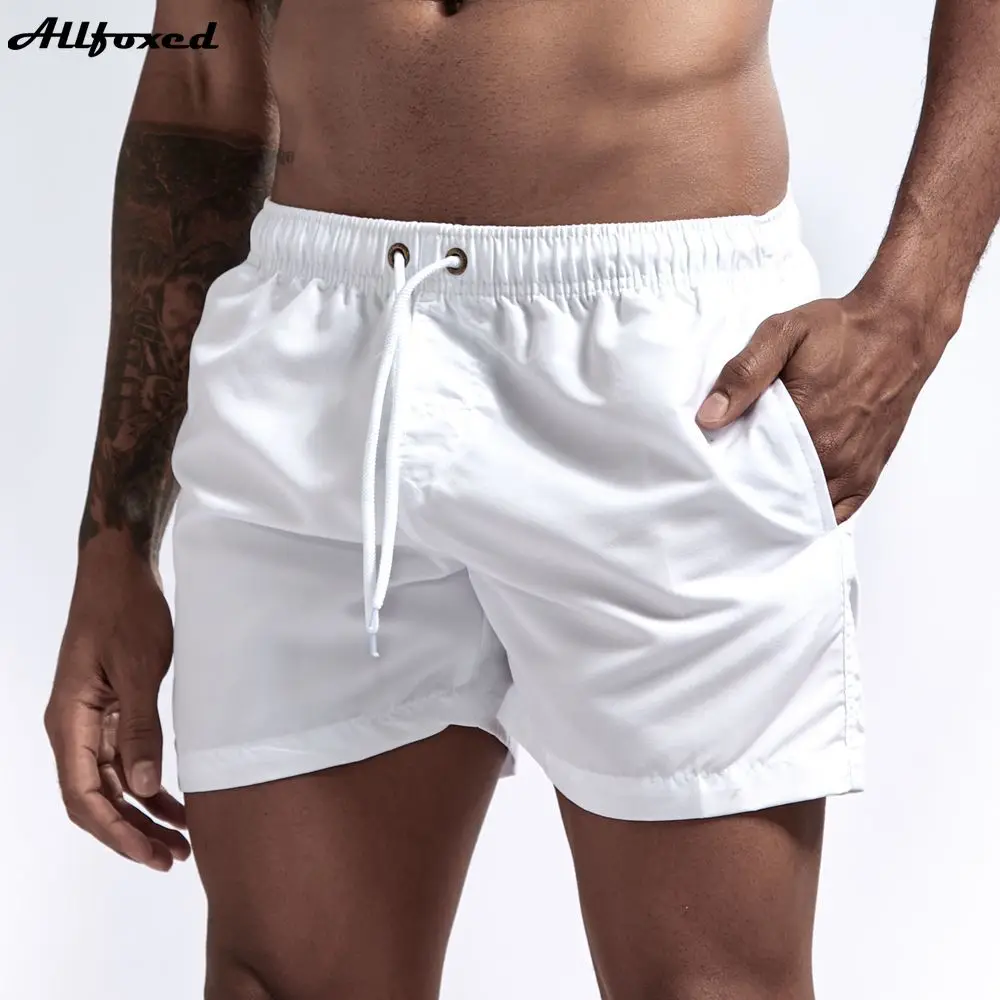 

Swimming Shorts for Men Pocket Swimsuit Men's Shorts Swim Trunks Board Pants Boxer Summer Bathing Beach Wear Surf Beach Short