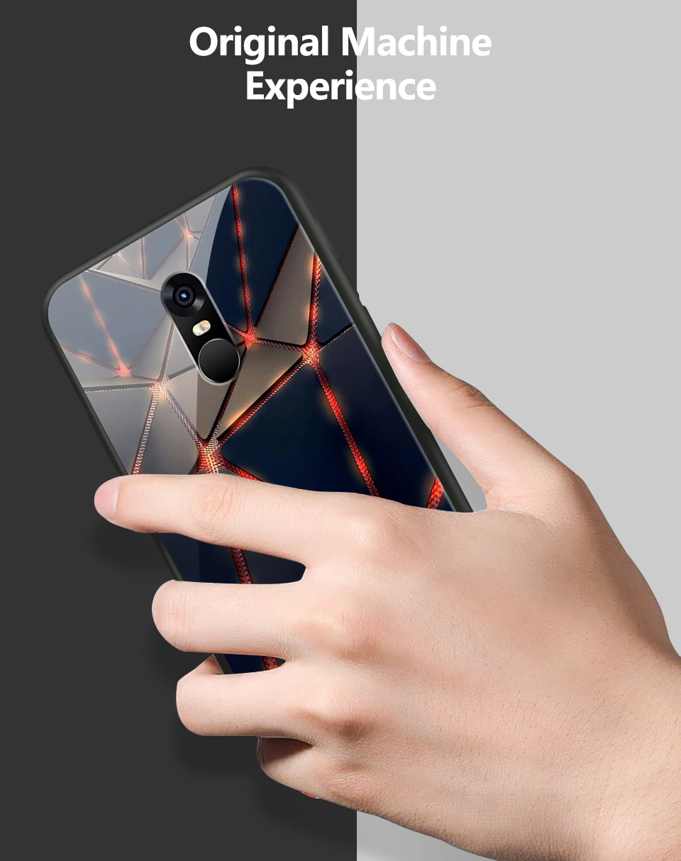 Для Xiaomi Redmi Note 4/4X роскошный чехол из закаленного стекла для Remi Note 4 Pro CN Version/4 Gobal Version Fashion Soft Edge Shell