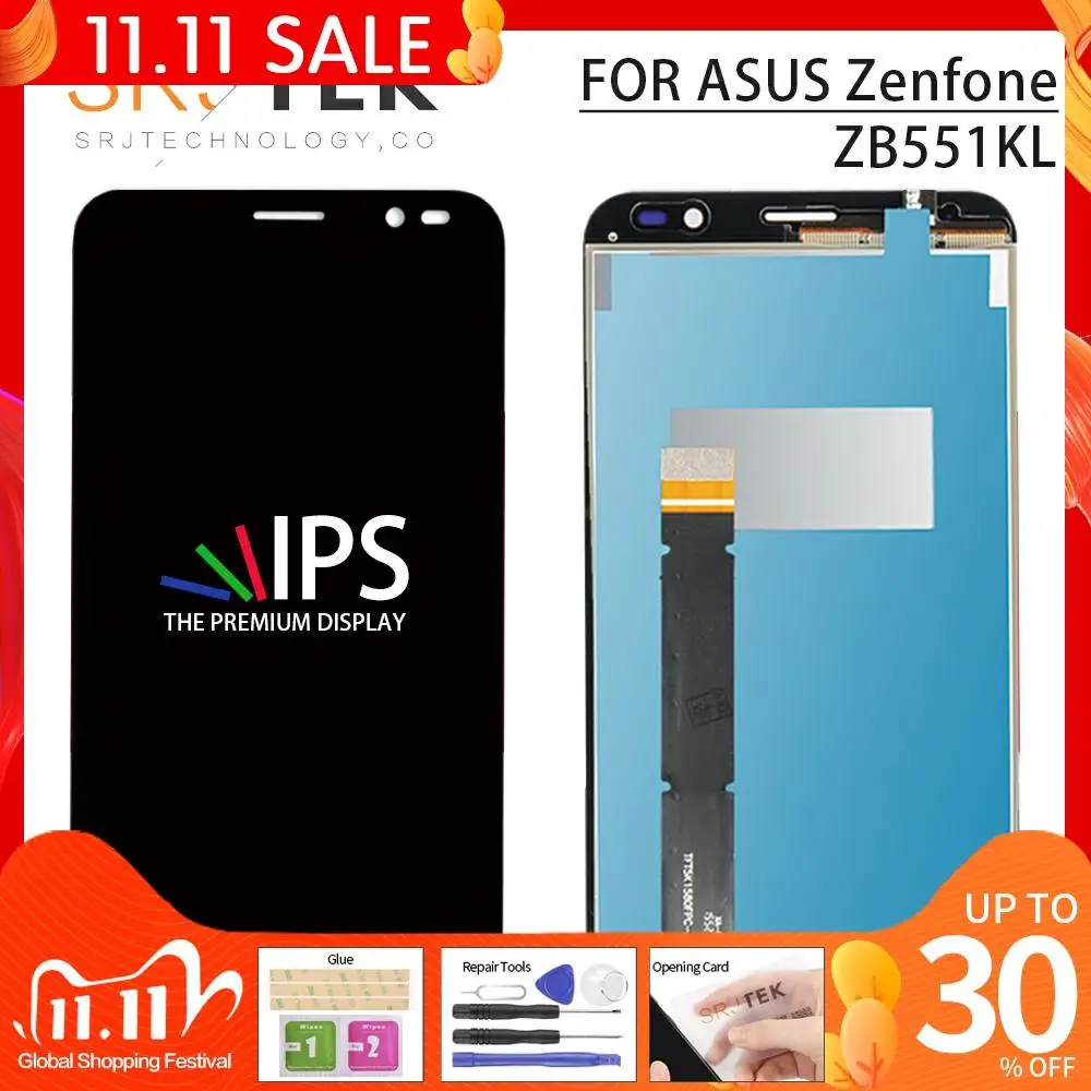 Оригинальный 5 ''для ASUS Zenfone Go TV ZB551KL ЖК дисплей X013DB TD LTE сенсорный Экран планшета