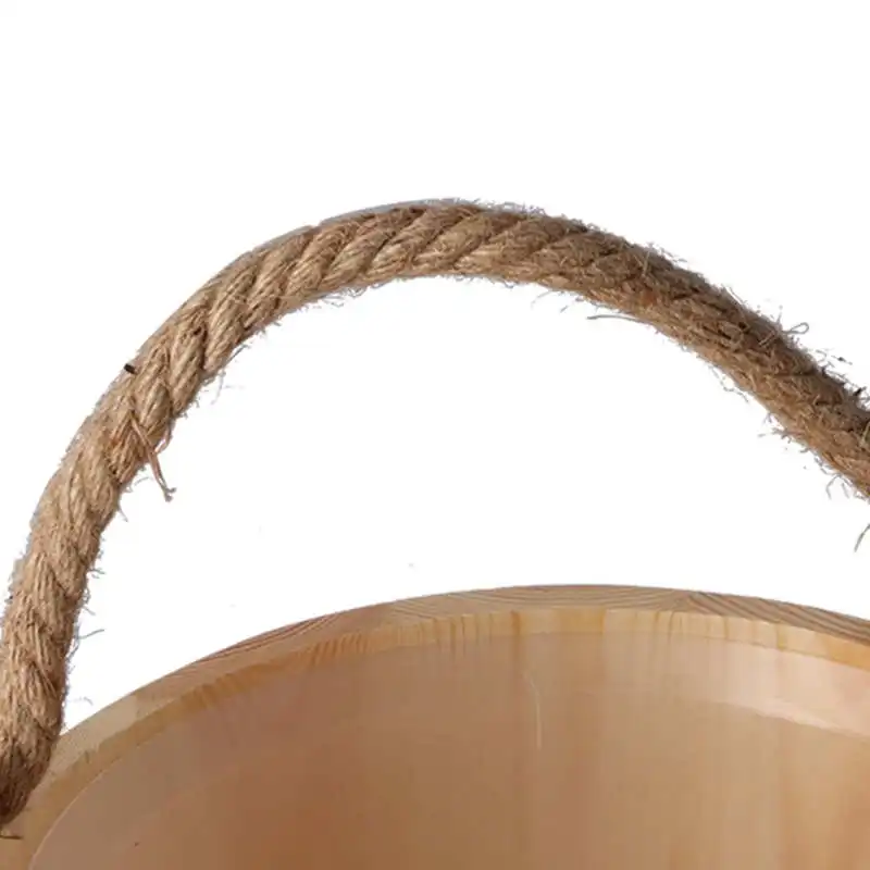 Часы для сауны деревянные ведро большой емкости паровой комнаты 6 л душа дома