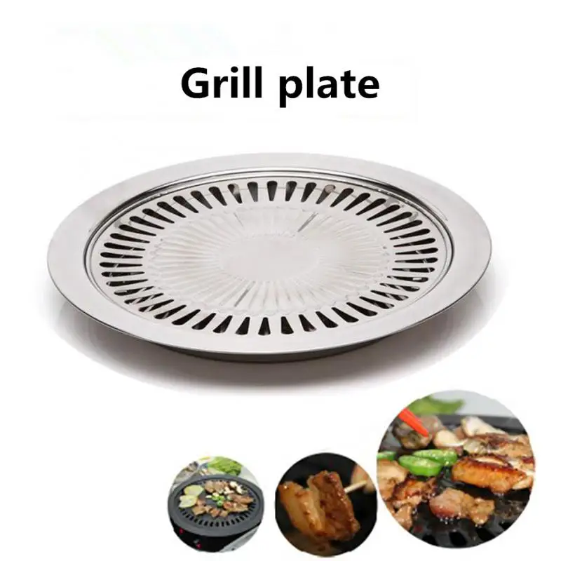 Антипригарная жаропрочная посуда для барбекю газовый гриль сковорода бытовая и