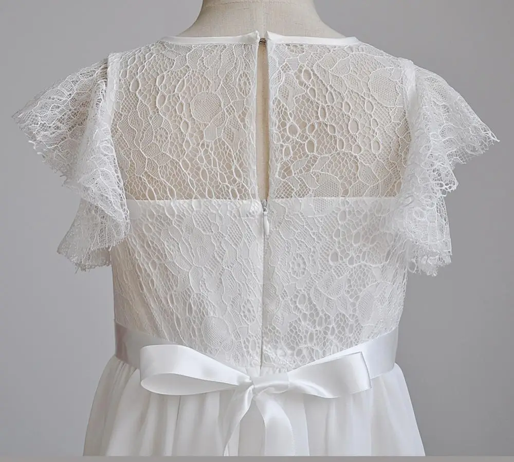 Летнее платье для девочек Хлопковое принцессы детская одежда свадеб из шифона