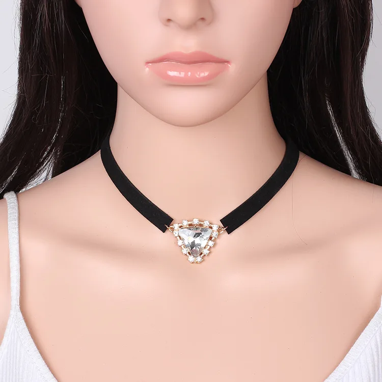 Новый женский ошейник в европейском и американском стиле крутой камень ретро