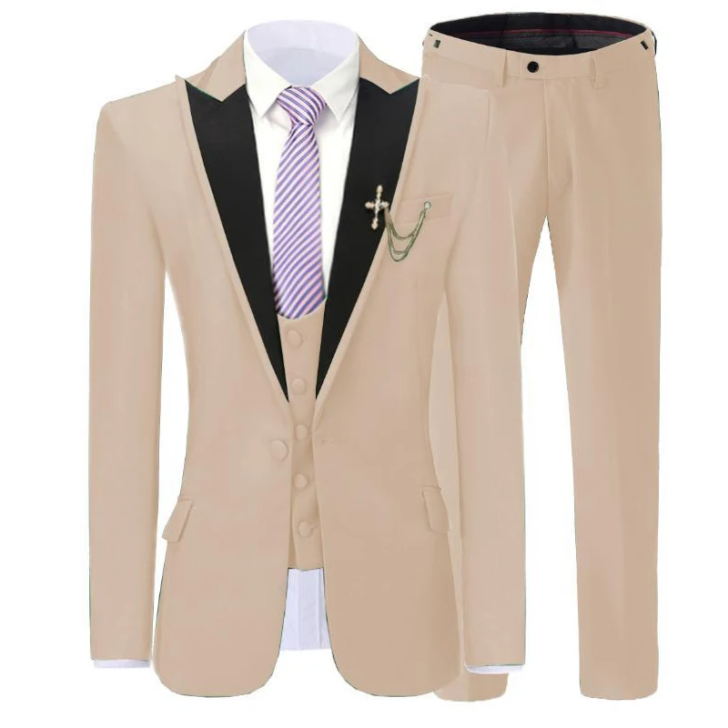 Зеленый Блейзер со штанами свадебные костюмы для мужчин деловые мужские жениха