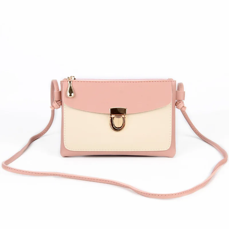 

Women's Fashion Leather Simple Solid Handbag Small Shoulder Bags Crossbody Bags for Girls Messenger Bags