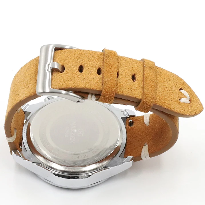 

18mm 20mm 22mm 24mm Suede Leather Watch Strap Camouflage Brown Coffee Color Men's Watch Bands