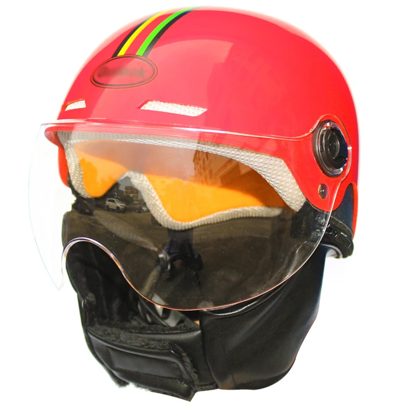 Модный мотоциклетный шлем ветрозащитный телефон скутер велосипед мотоцикл