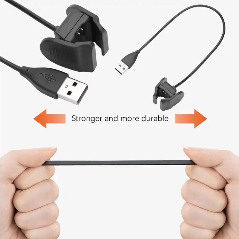 Зарядное устройство Wirstband 30 см/100 см для Mi Band 4 разборка 2 контакта 3 мм кабель с