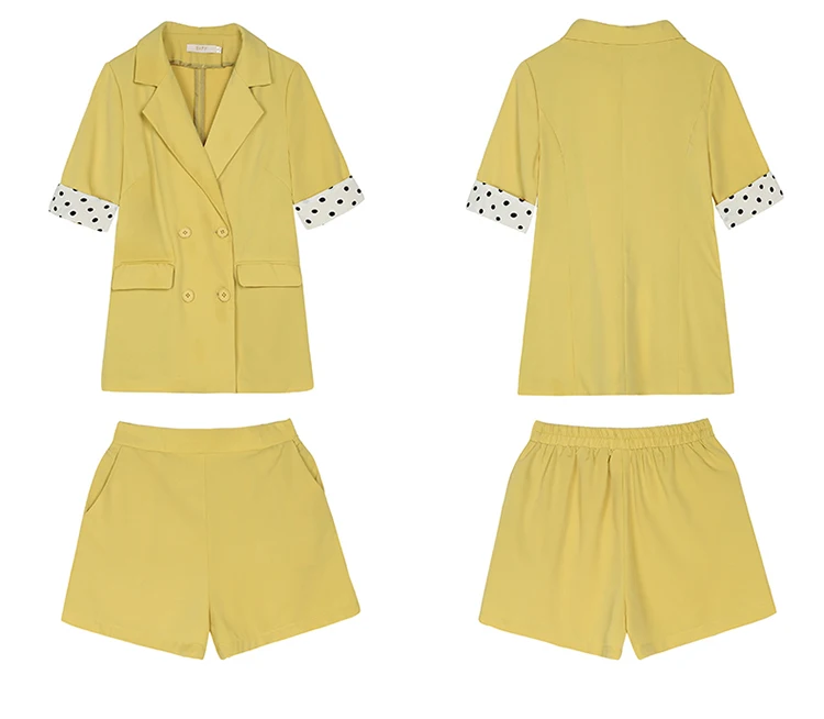 

Womens Suits Blazer With Pants Buisness Suit Women 2 Piece Set Top And Pants Jacke Top And Shorts Ensemble Femme Deux Pieces
