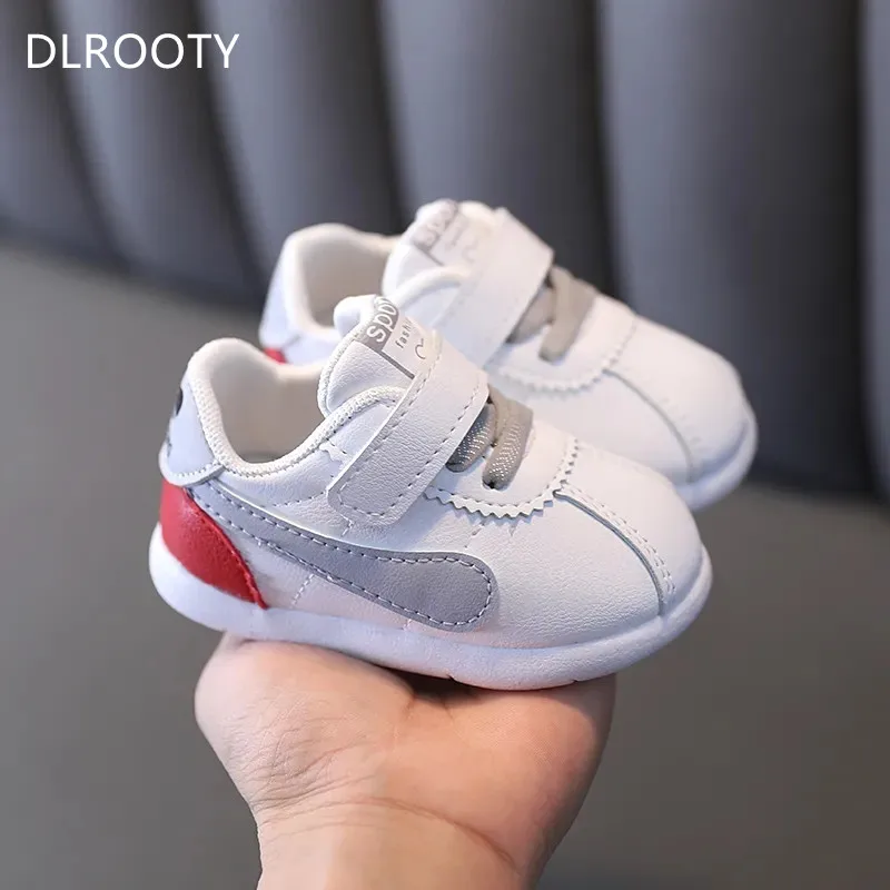 New Baby Shoes Retro Leather Boy Girl Shoes Multicolor Toddler Rubber Sole Children First Walkers Infant Newborn Moccasins