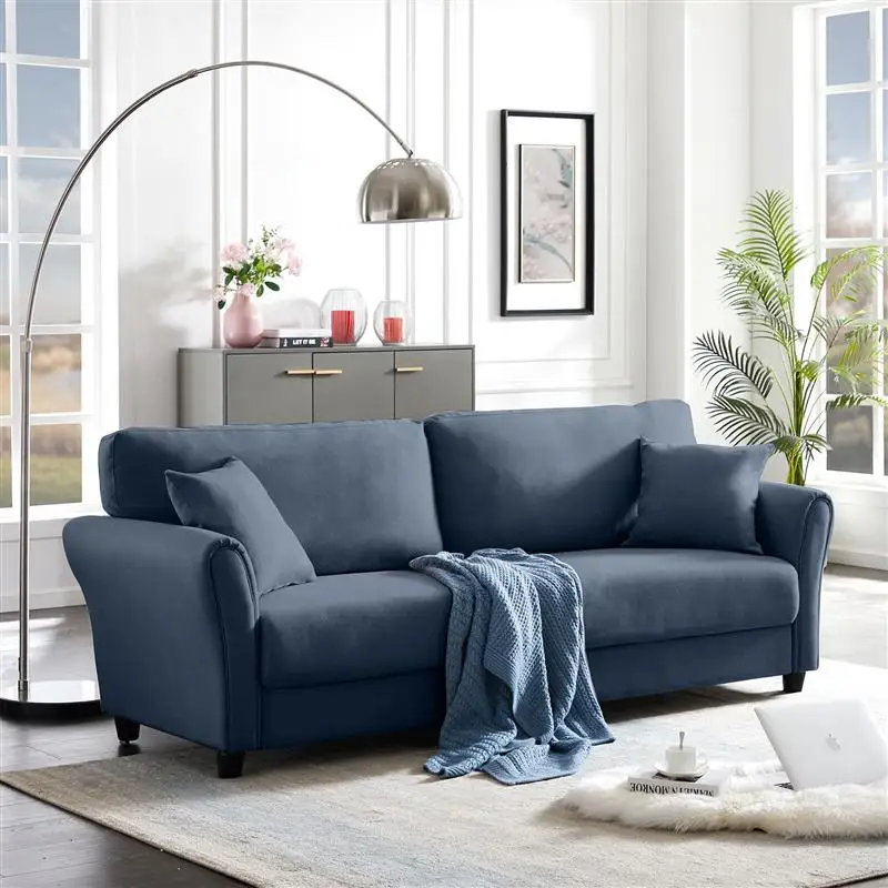 

Modern Soft Sofa Nordic Soft Chair Soft Bed For Bedroom Living Room Home Furniture Minimalist Solid Color Sofa 2-3 Peoples