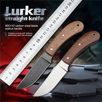 80crv2 steel military knife fixed blade straight knife tactical csgo army knives hunting survival utility outdoor knife edc tool
