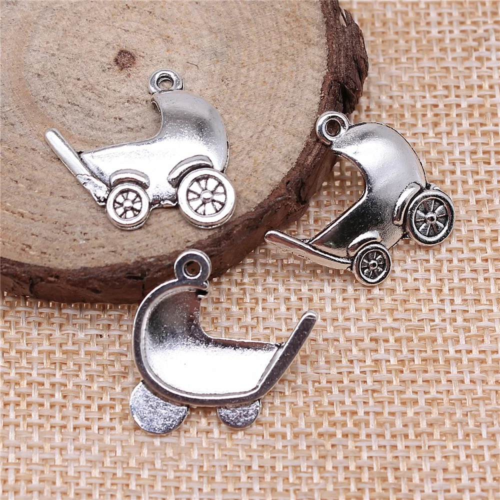

Бесплатная доставка 50 шт. 20x21 мм антикварные серебряные подвески для детской коляски ювелирные изделия «сделай сам» в стиле ретро подходят для сережек брелок для волос с карточкой-подвеской