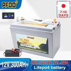 Комплект батарей LiFePO4 12 В, 12,8 Ач, Ач, с литий-железо-фосфатной батареей BMS для камеры, внедорожника, солнечной сети