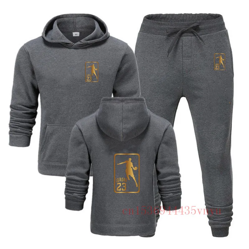 

Men's 2020 new Hoodie Brand Autumn winter Hot Sale Men's Sets Hoodie pants Two Pieces Sets Casual Tracksuit Male Sportswear