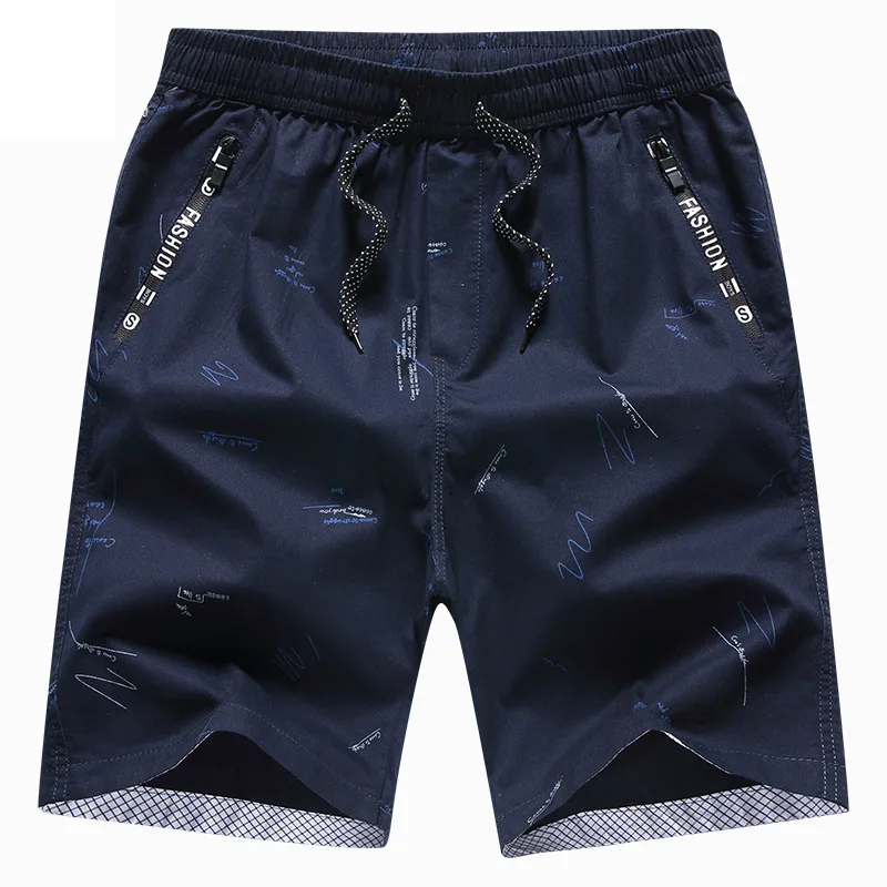 

2021 sports and leisure shorts Korean fashion men's cotton Capris summer straight loose youth beach pants
