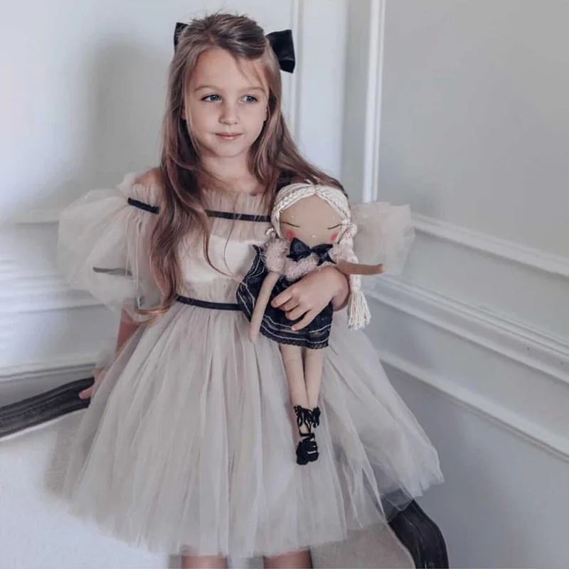 

Spanish Western Style Dress 2022 New Children's Pettiskirt One-Year-Old Dress Skirt Spring and Autumn Children's Princess Dress